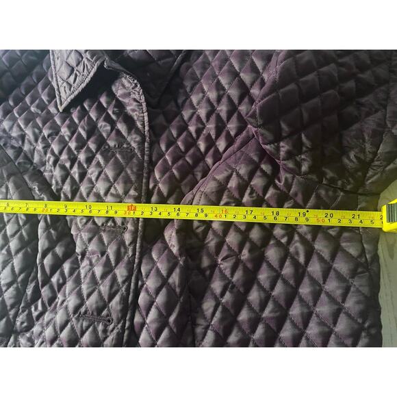 Kim Rogers Petite PXL Quilted Plum Jacket Women’s Coat Purple Polyester - Picture 5 of 8